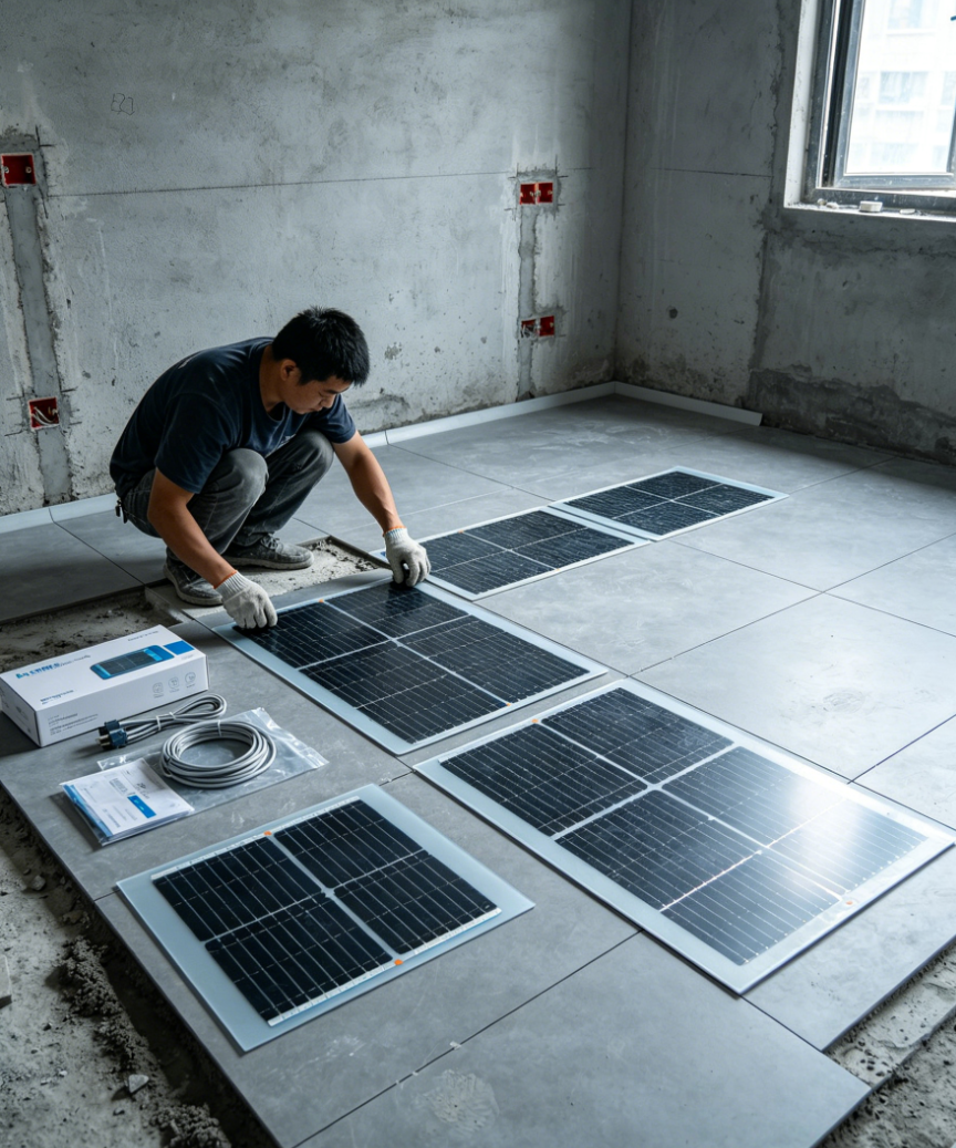 石家庄贺哒旧房电采暖改造快装系统